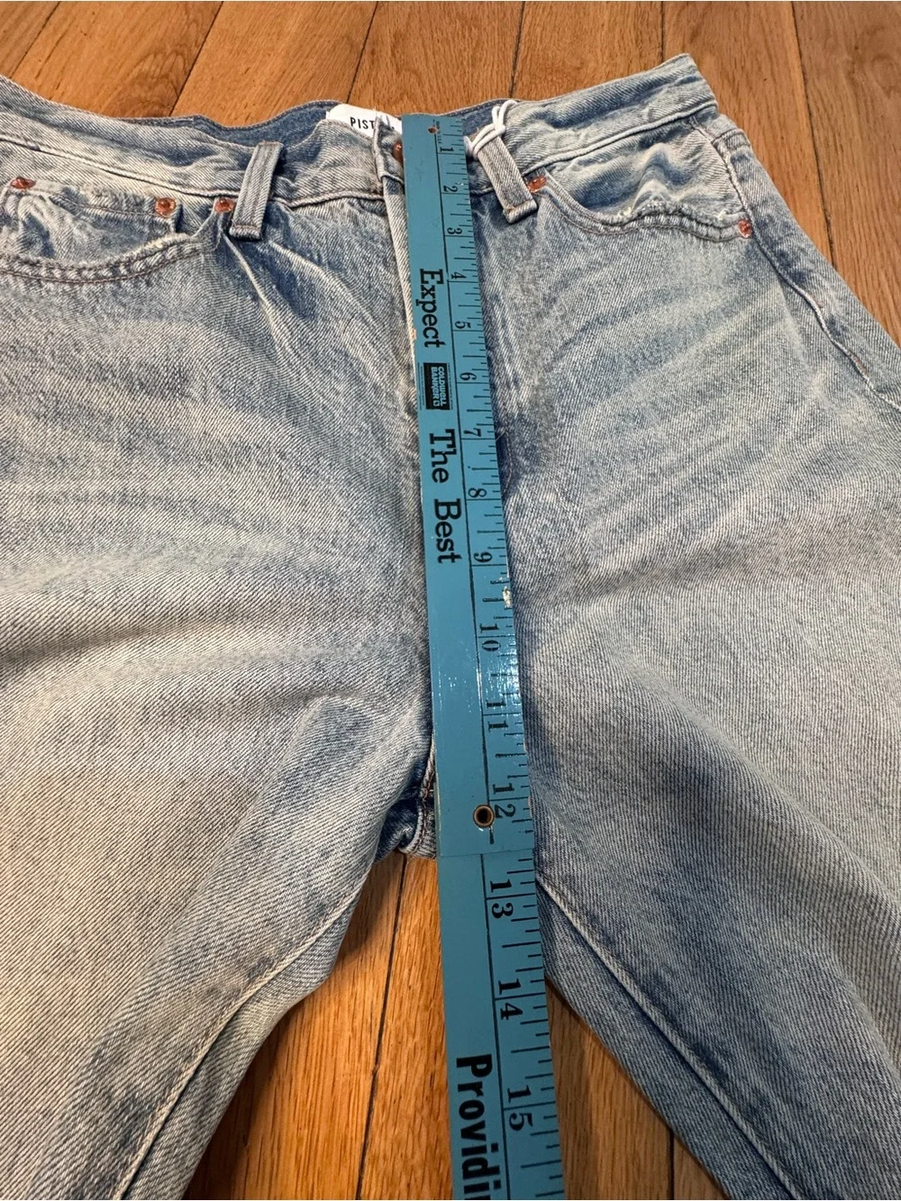 NEW PISTOLA Cassie Super High Rise Straight Jeans Bramble - Picture 11 of 16